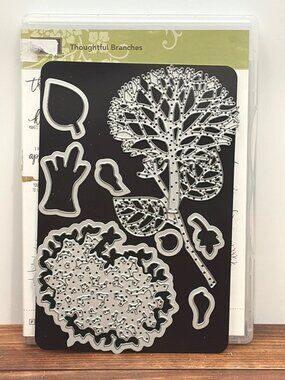 BNDL STAMPIN' UP! 143539 THOUGHTFUL BRANCHES STAMP SET & 143538 BRANCHES THINLIT